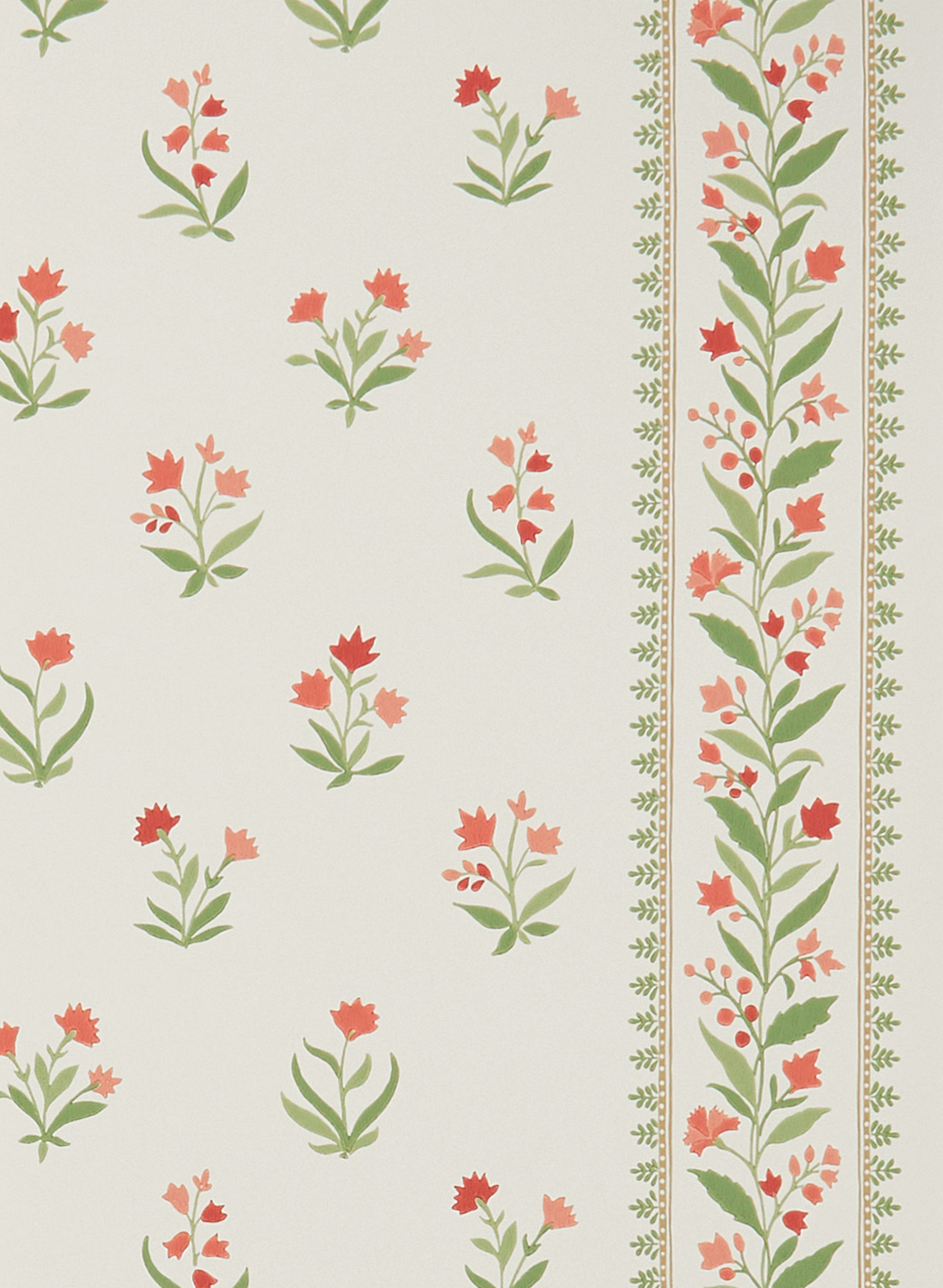Tapete Petit Dapuri - Coral/ Sage