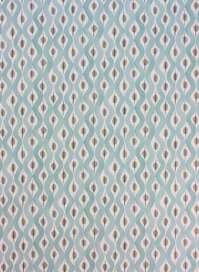 Tapete Beau Rivage - Duck Egg/ Taupe
