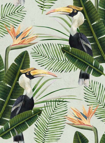 Carta da parati Birds of Paradise - WP20092