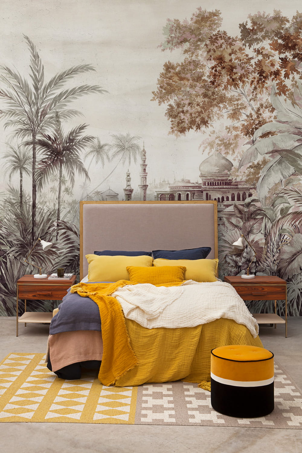 Wandbild Taj Mahal - Rose