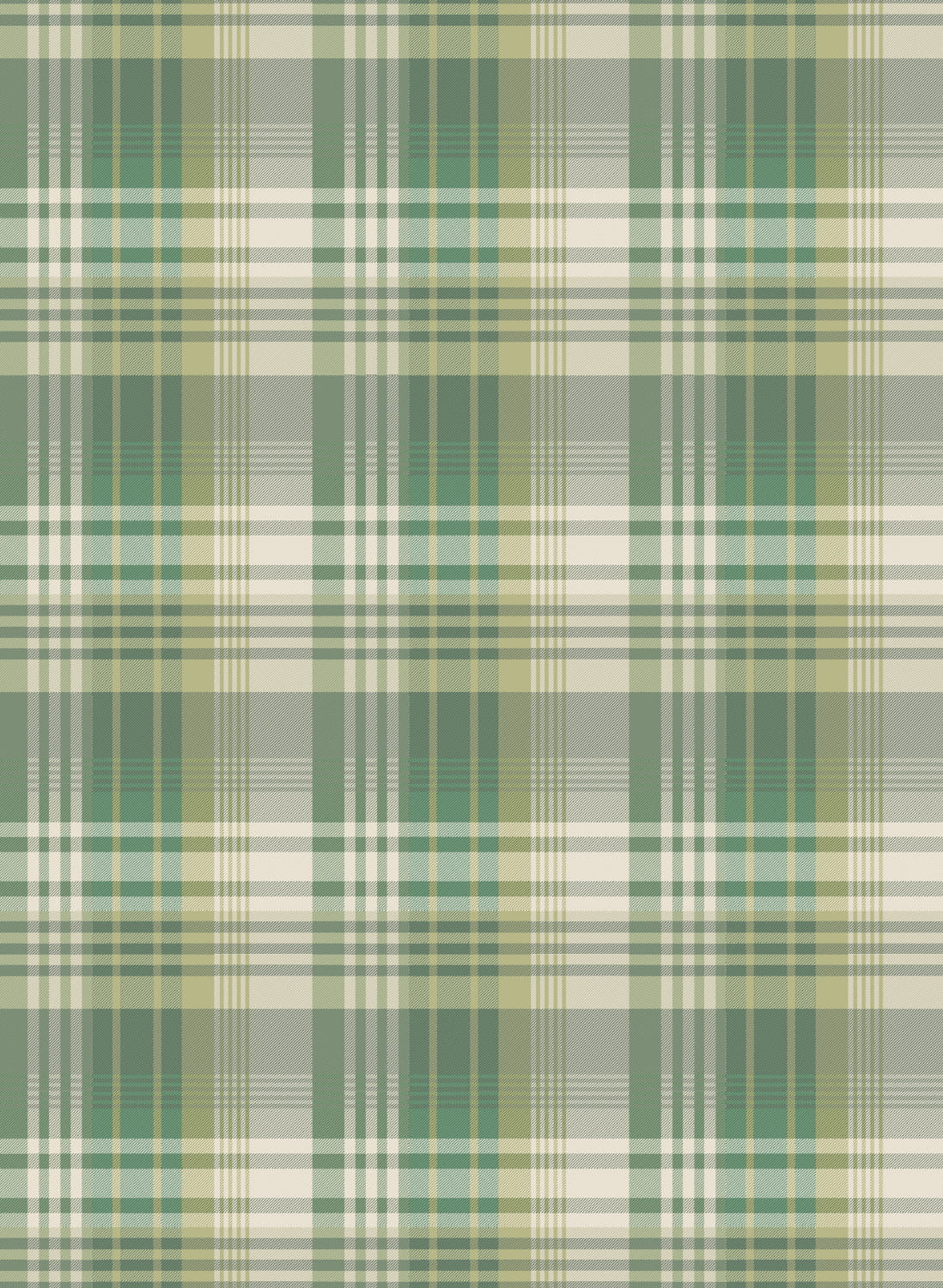 Tapete Mulberry Ancient Tartan - Emerald