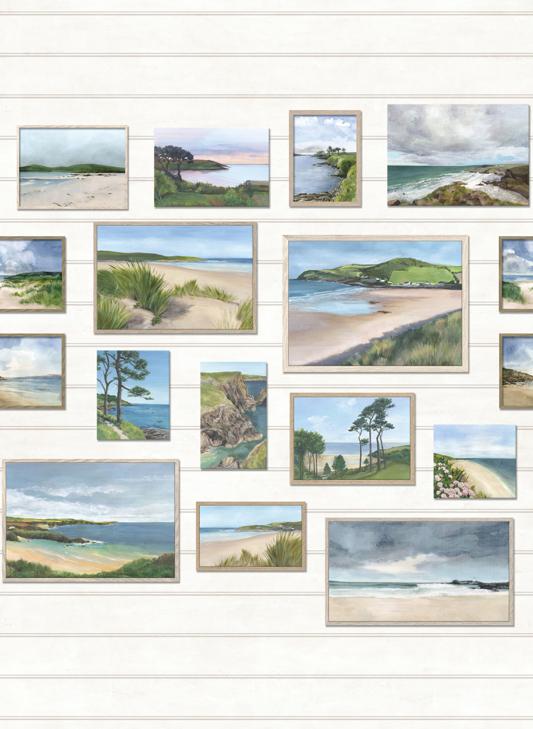 Wandbild Seascape - Ivory