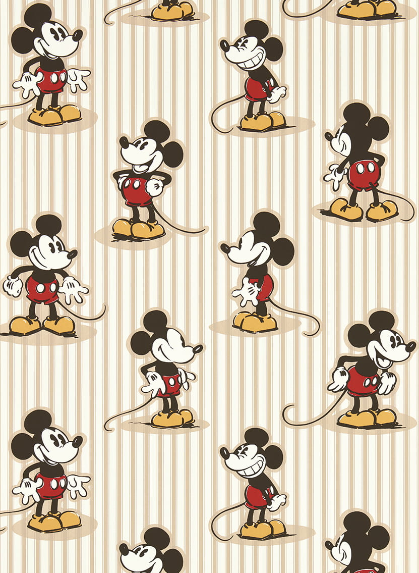 Tapete Mickey Stripe - Peanut