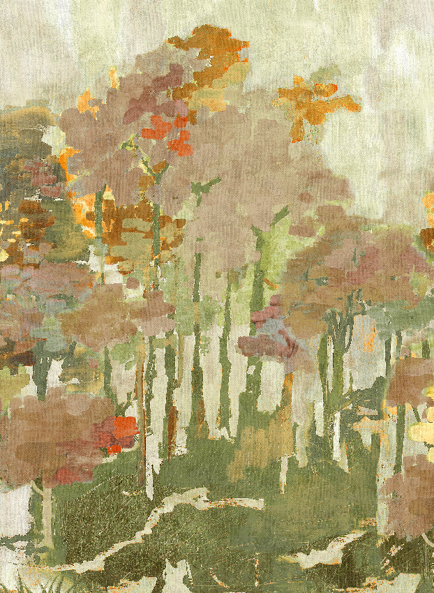 Wandbild Funes - Autumn Panel 5