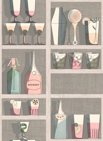 Tapete Cocktails - Pastel