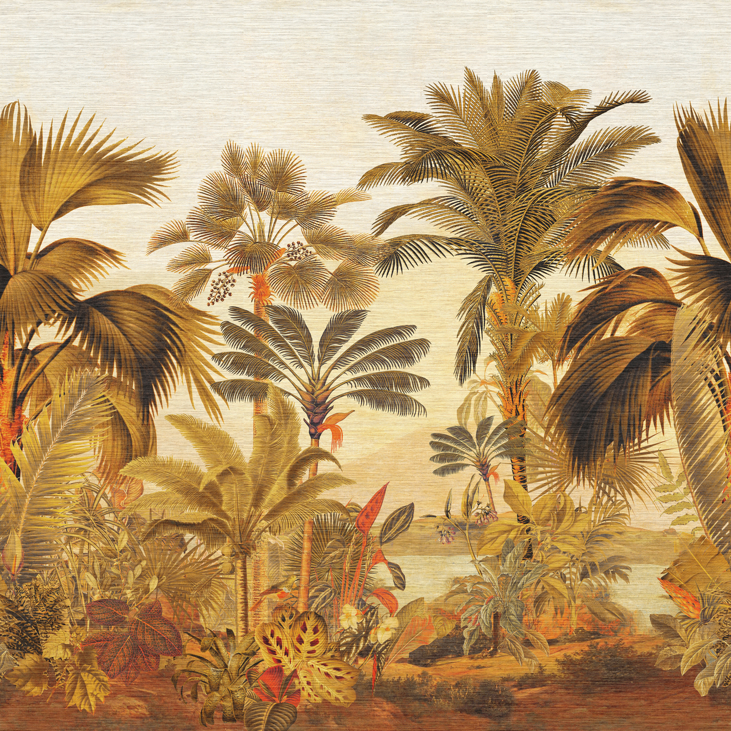 Wandbild Reverie Tropicale - Golden Hour