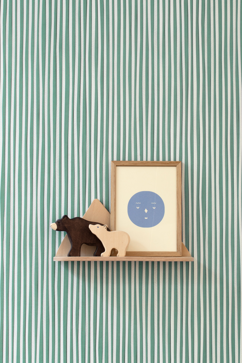 Tapete Stripes / Strepen - Jade