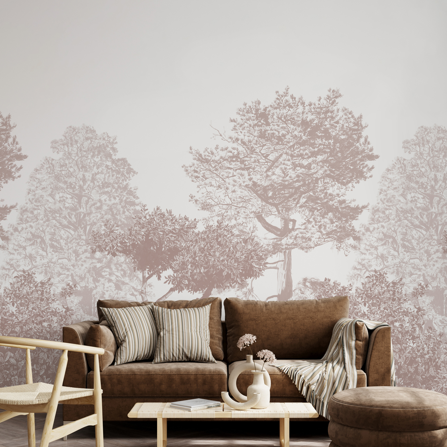 Wandbild Hua Trees - Brown