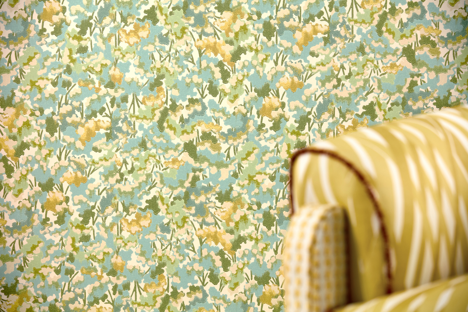 Tapete Tree Tops - Honey/ Clover/ Sky