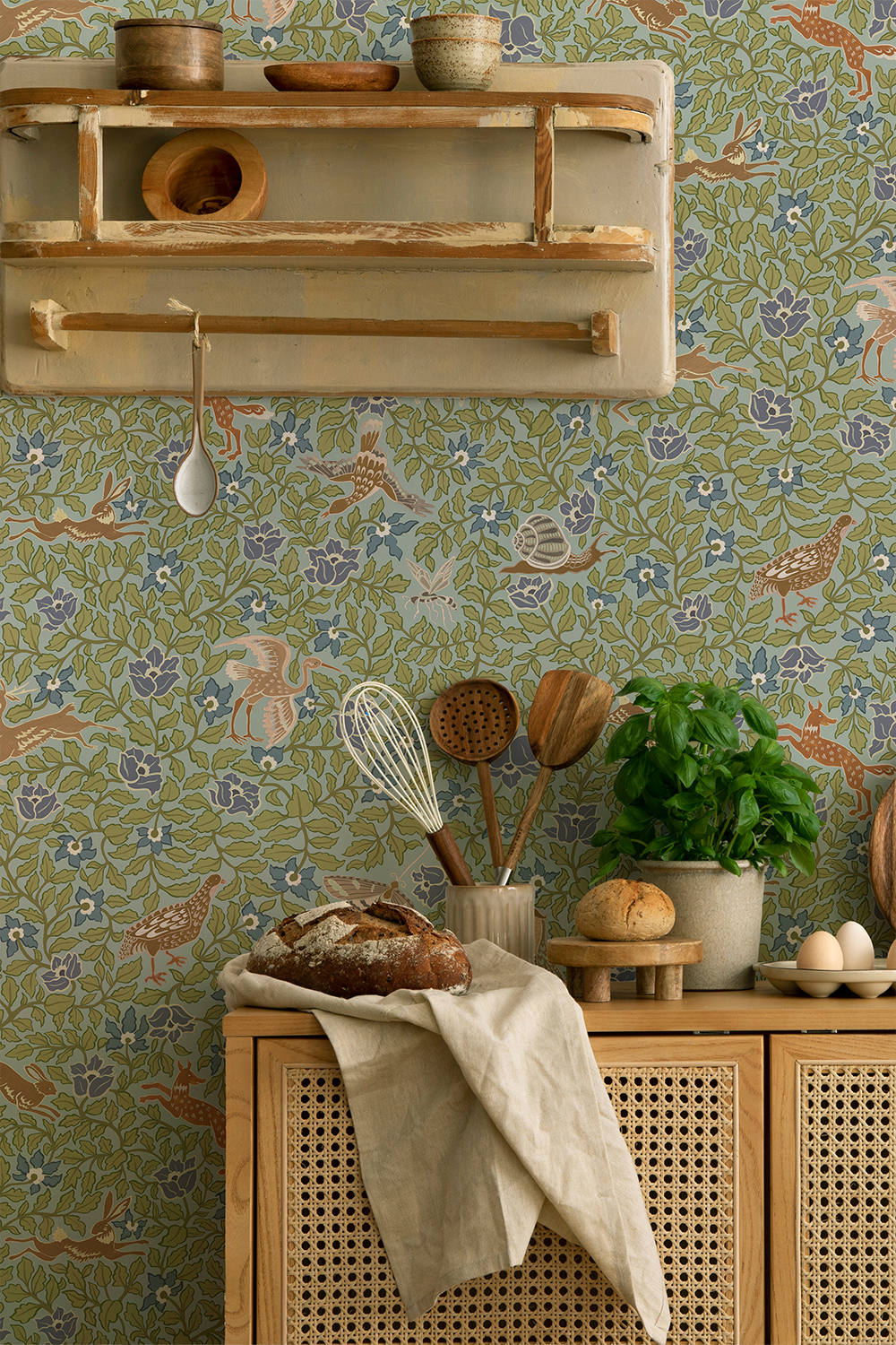 Wallpaper Haresfield Walk - Blue