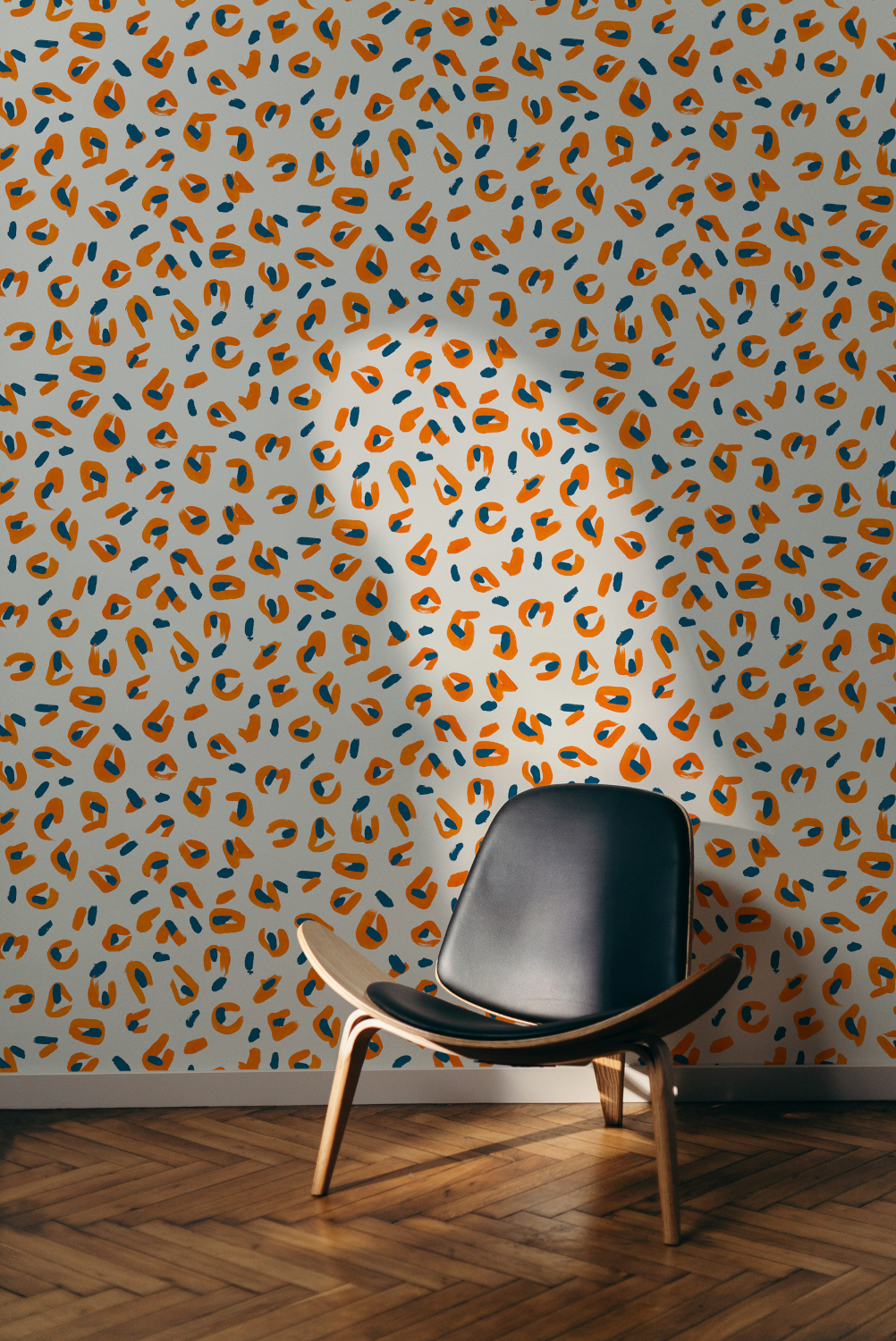 Tapete Funky Leopard - White
