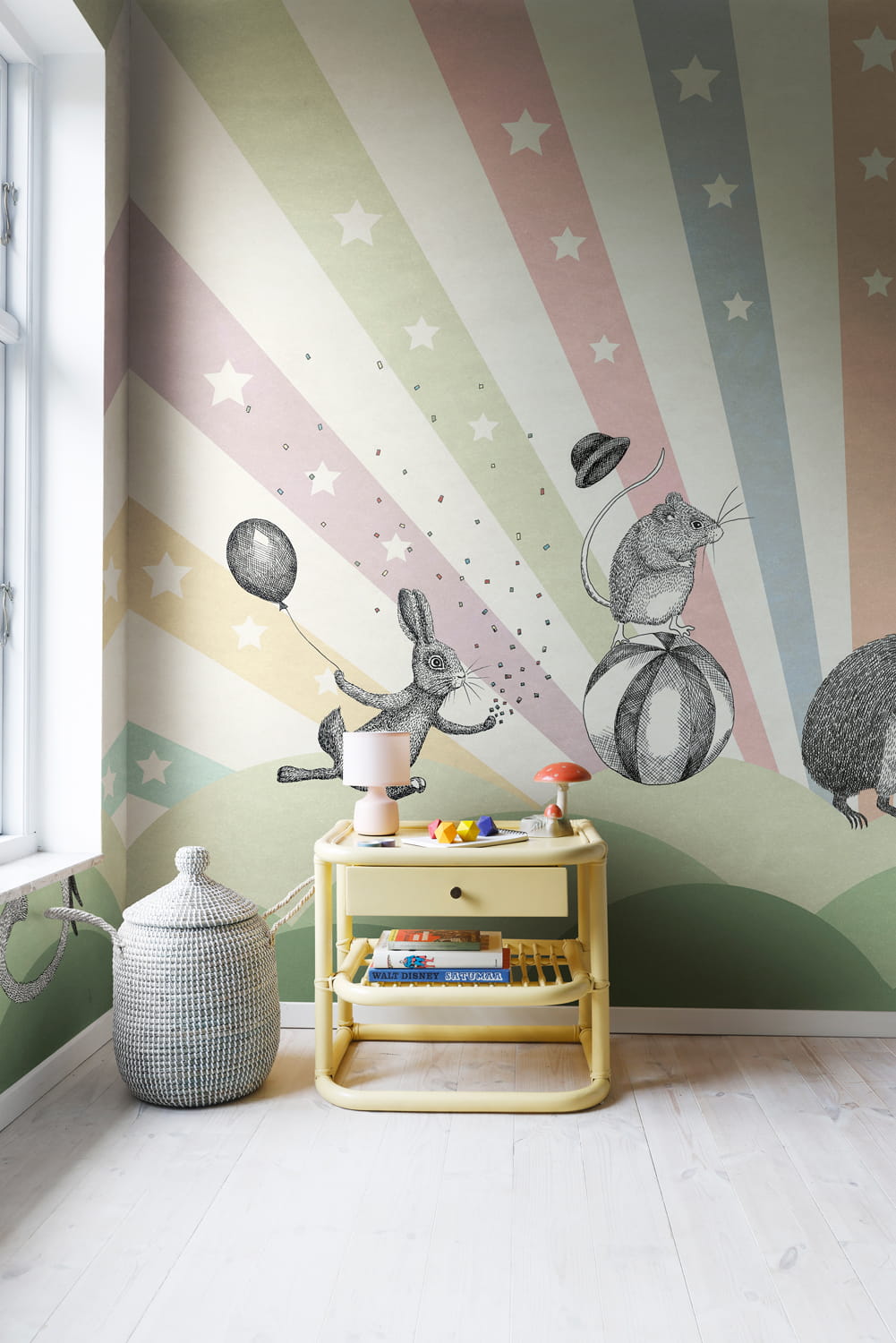 Wandbild Circus - Pastel