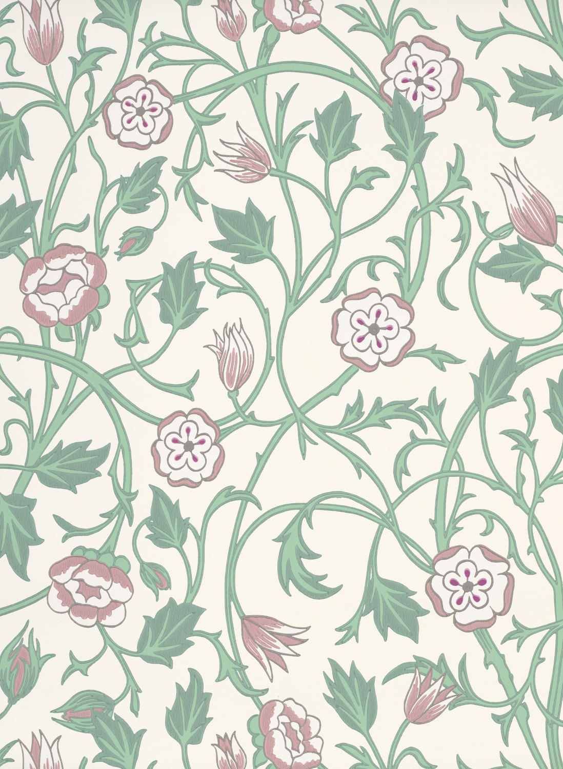 Tapete May's Tulip - Linen Wash