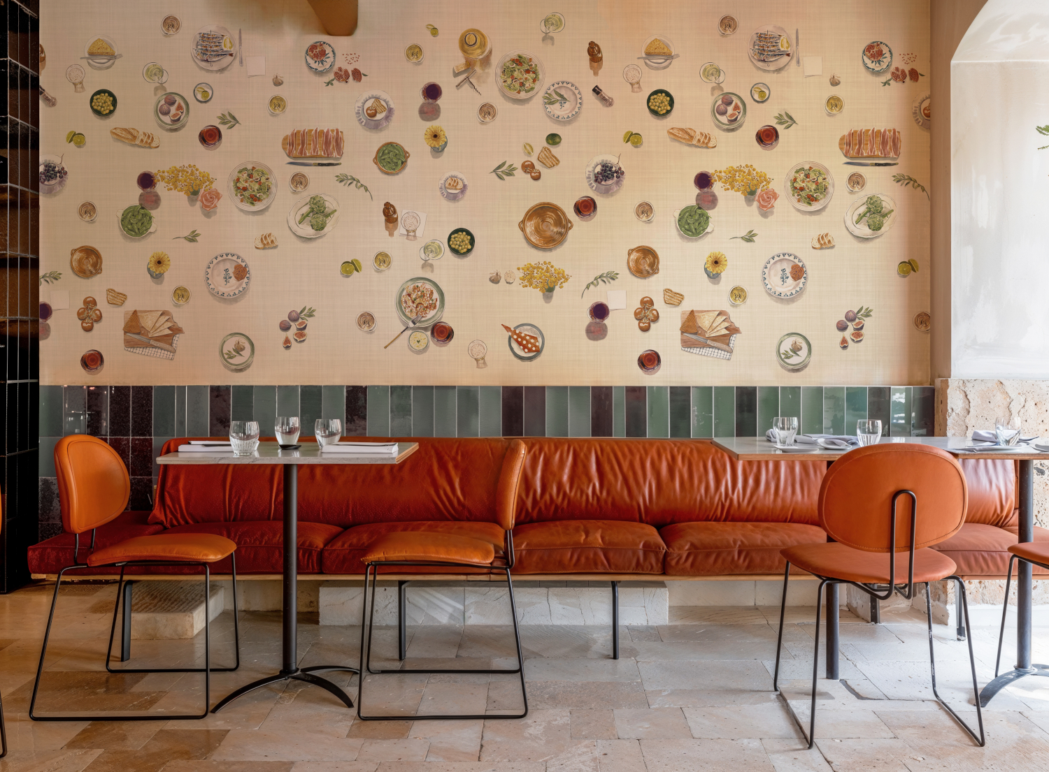 Wandbild Tapeo - White