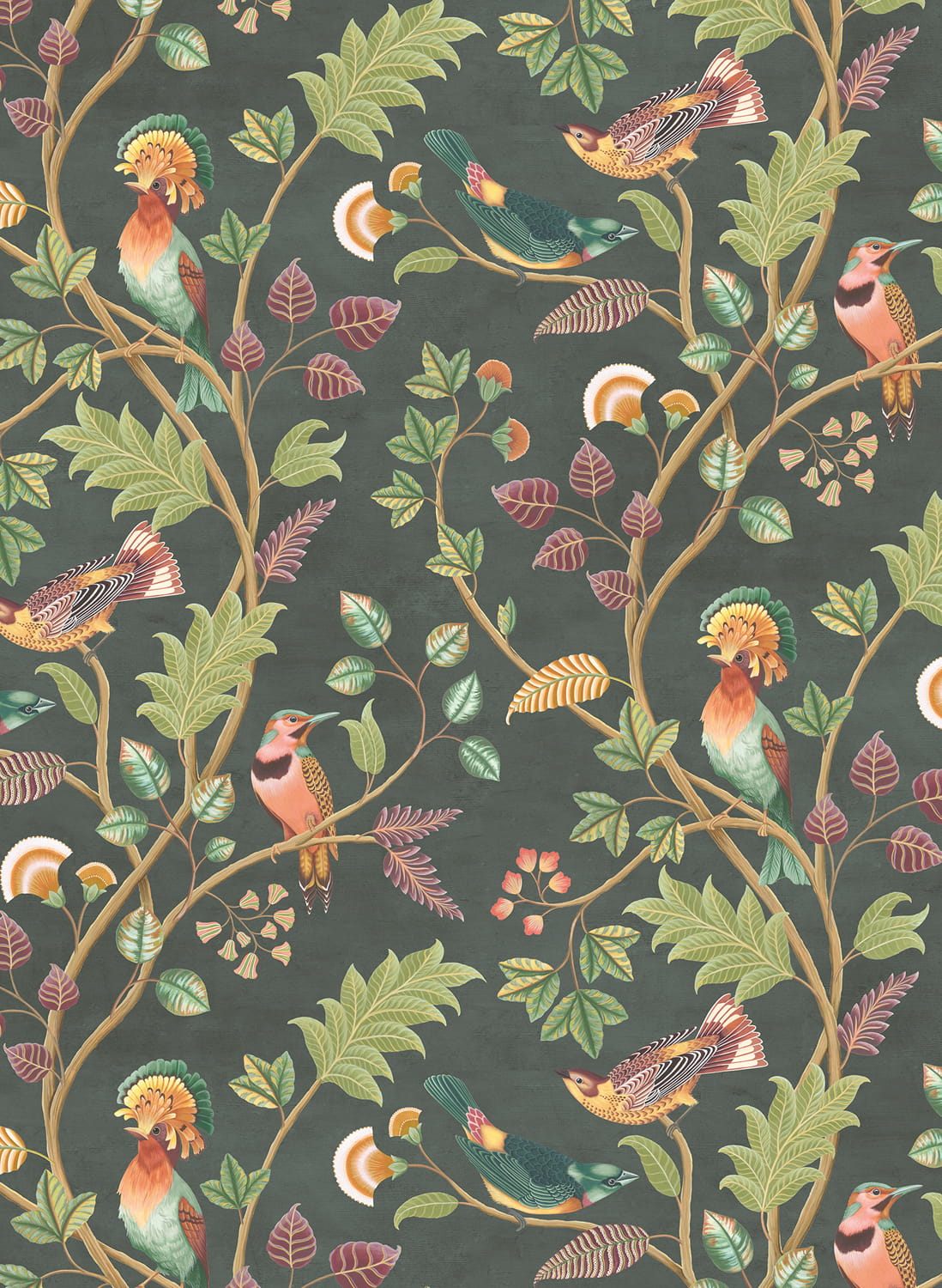 Tapete Mayani - Fir/ Plum