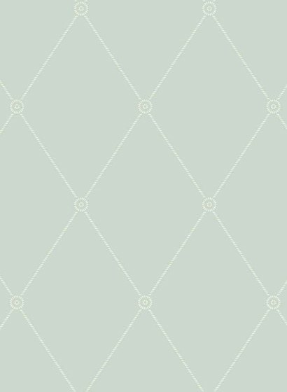 Tapete Georgian Rope Trellis - Duck Egg