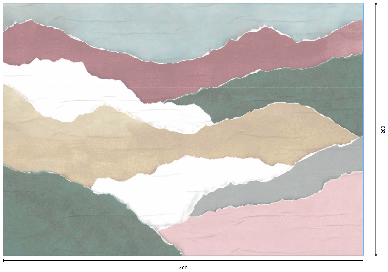 Wandbild Calobra - Multi