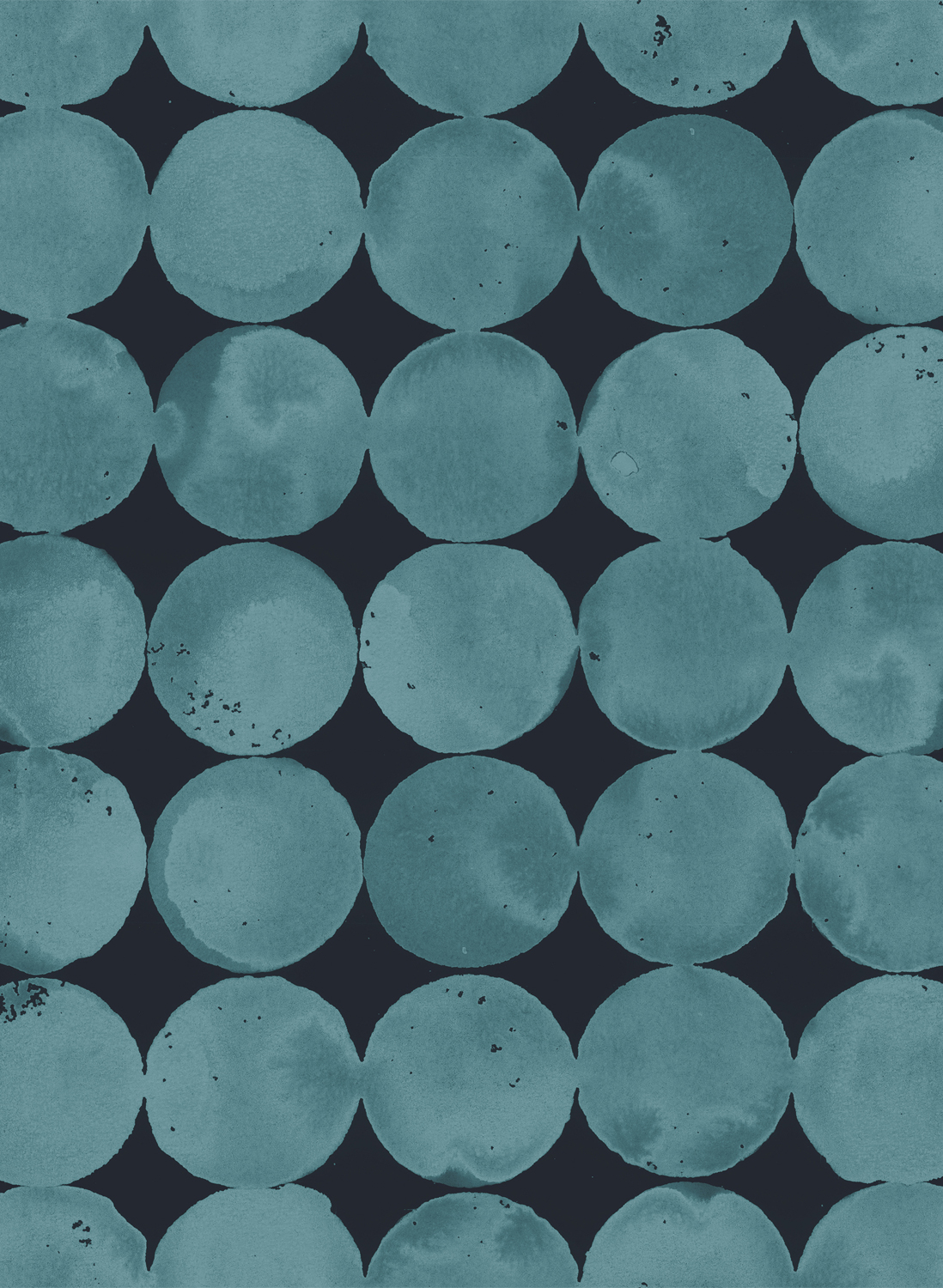 Tapete Luna Craters - Aqua