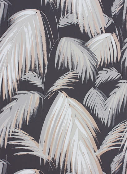 Tapete Tropicana - Dark Grey/ Neutral/ Metallic Bronze