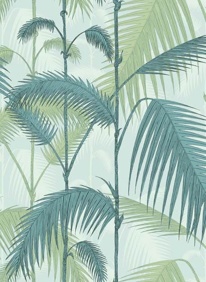 Tapete Palm Jungle - Seafoam