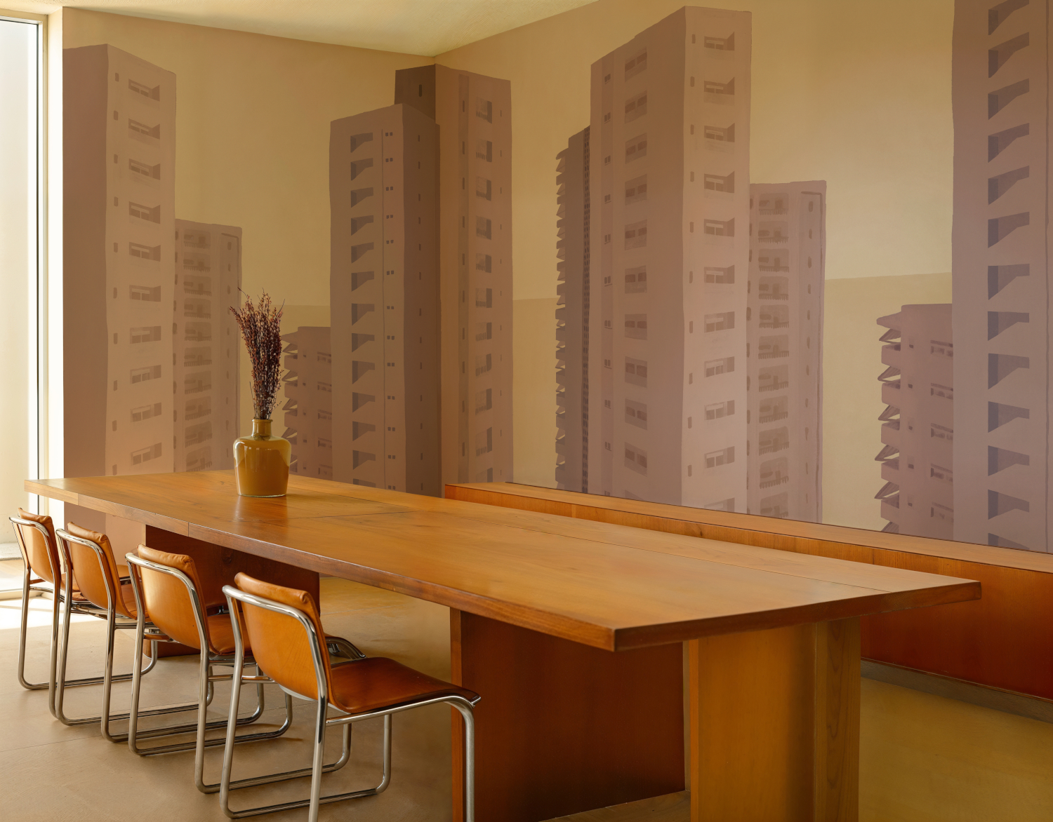 Wandbild Benidorm - Pink