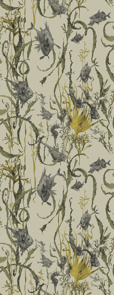 Tapete Jardin Marine - RM115-04 - Gris