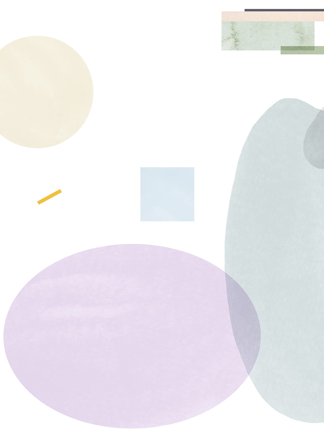 Wandbild Geometry - Lilac