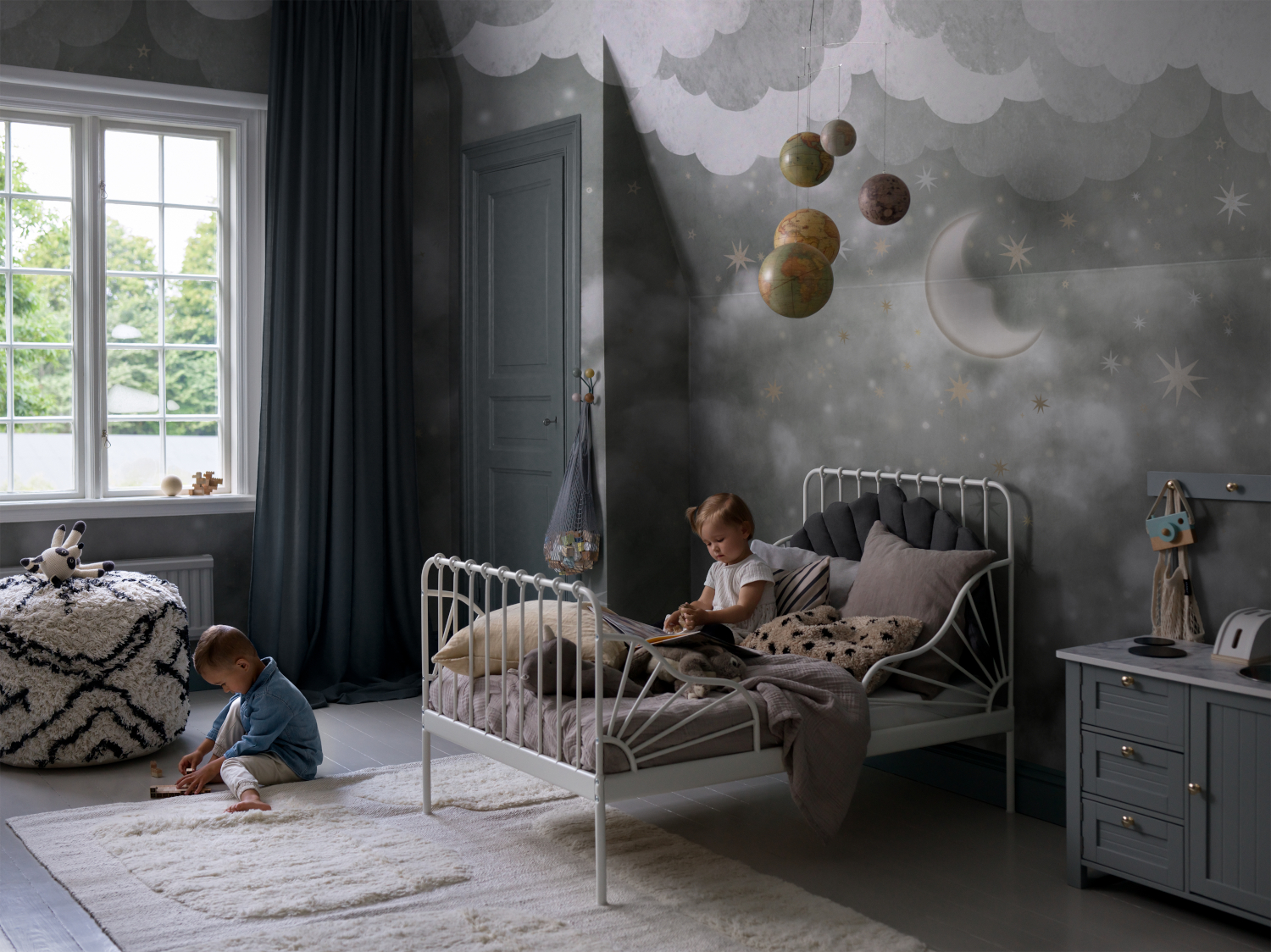 Mural Stars in the Sky - 9448W