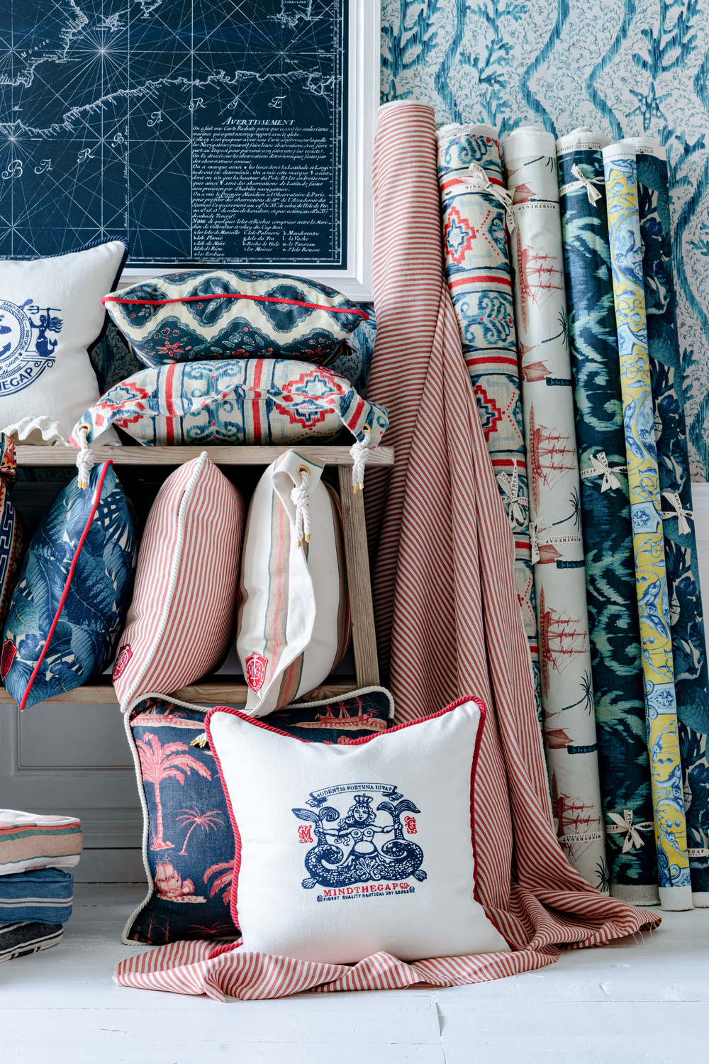 Tessuto Mediterraneo Ikat - Linen - FB00062