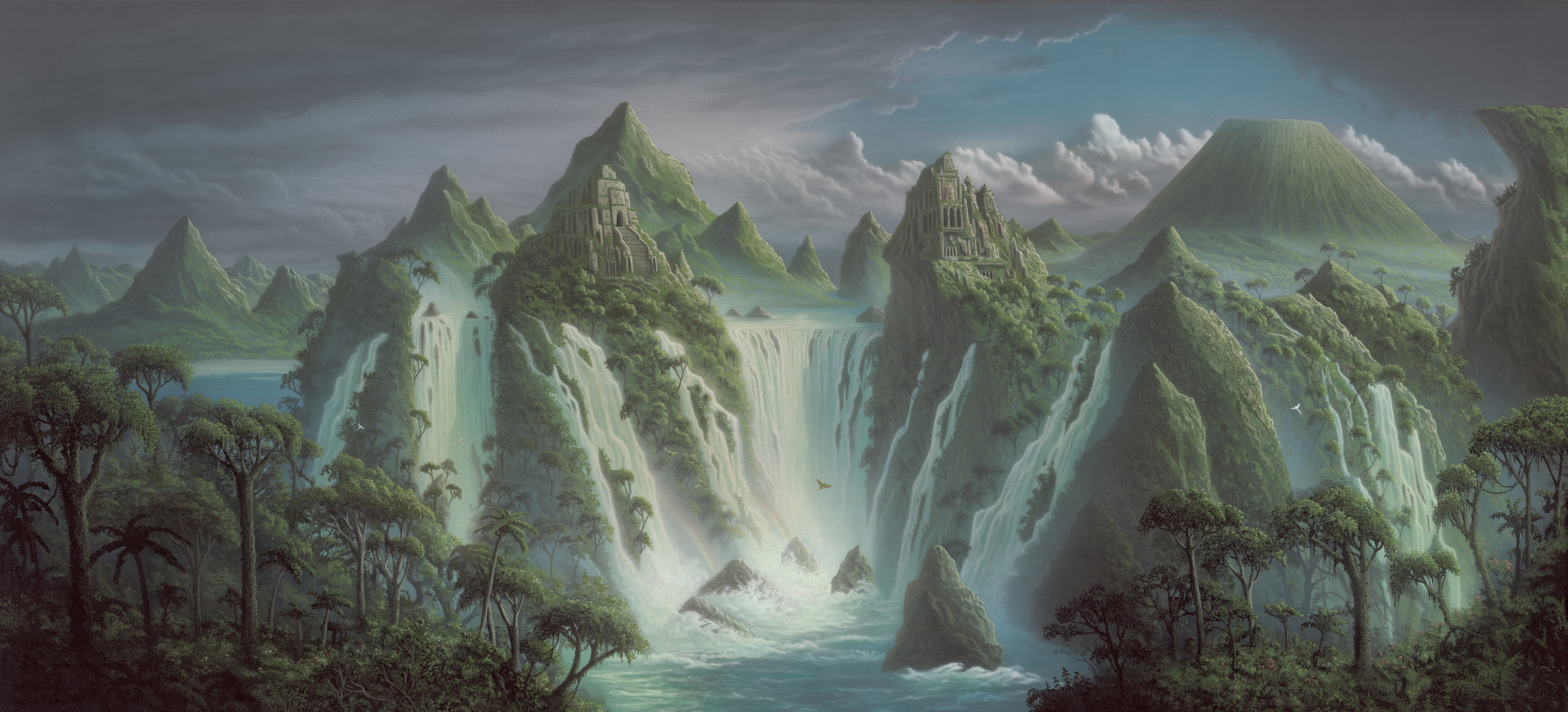 Wandbild Fantasy World - Original