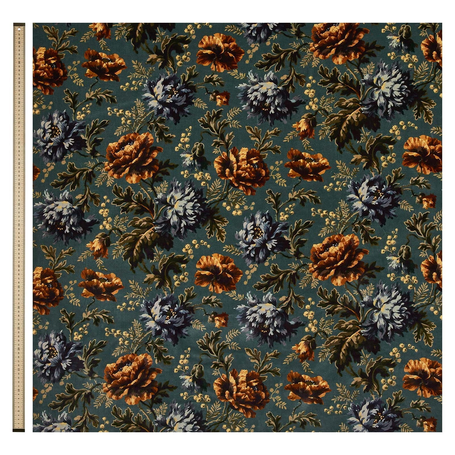 Tissu Opia - Velvet - Petrol