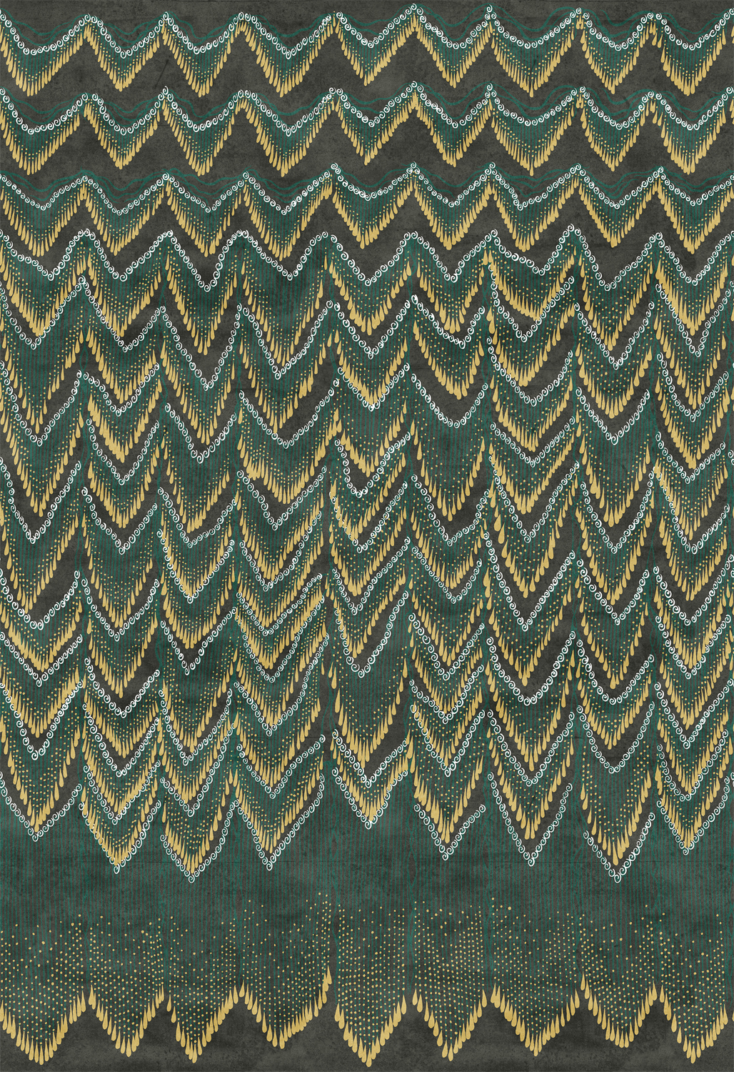 Wandbild Fringed Follies - Safari