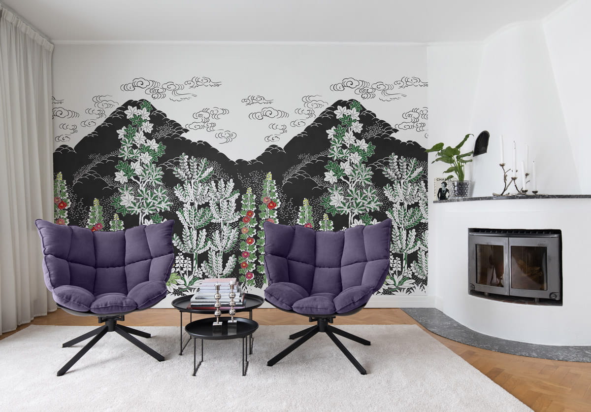 Wandbild Eden - Black