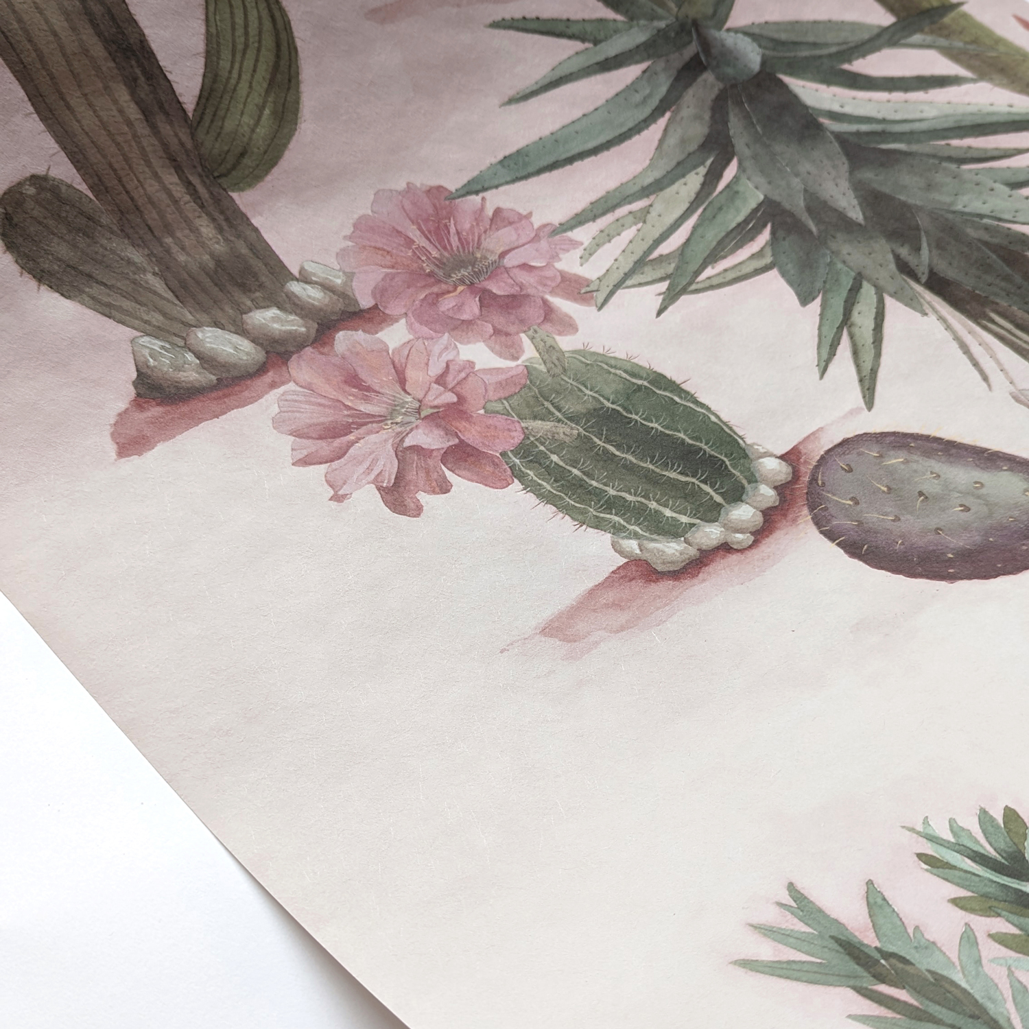Wandbild Desert - Pink Sand