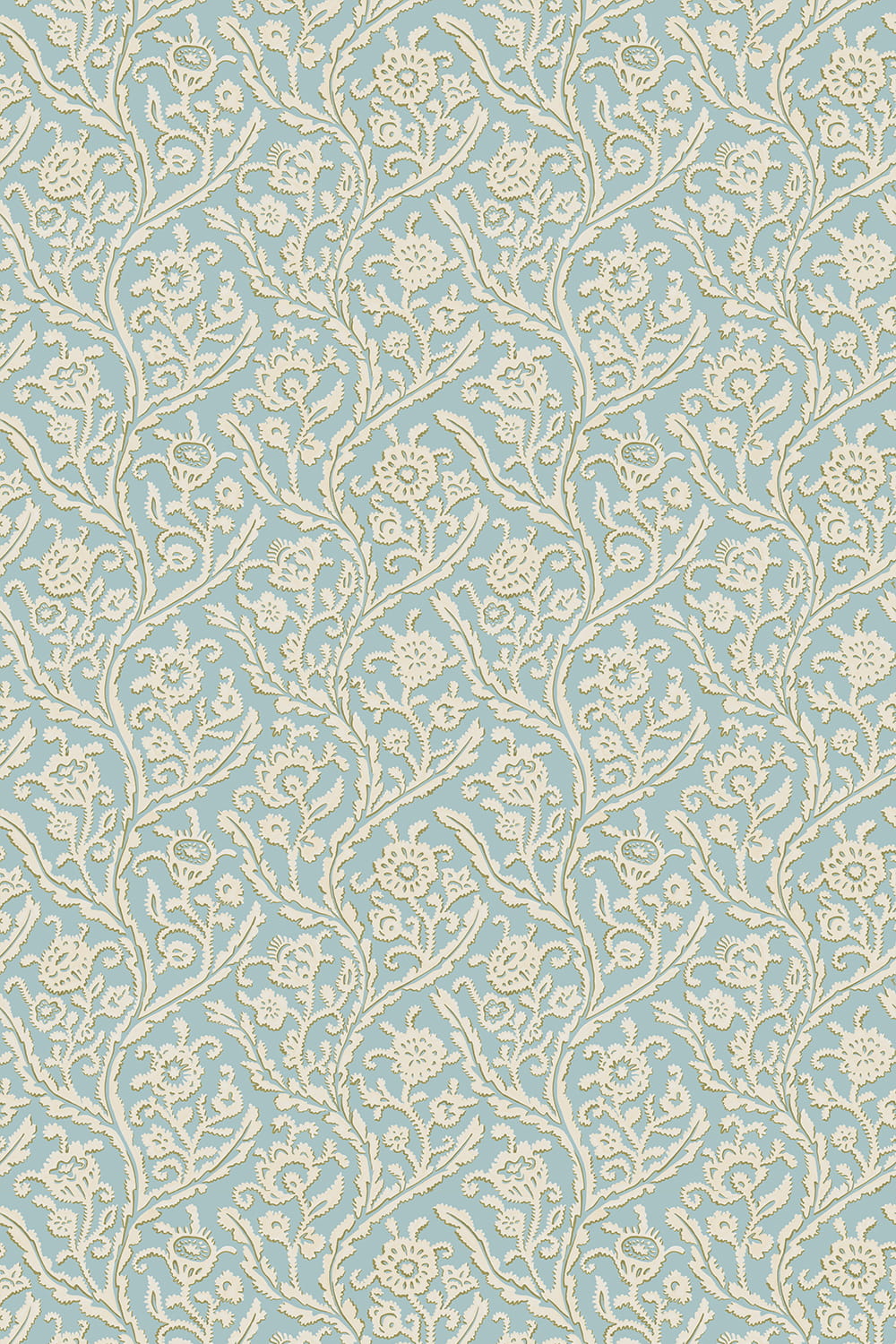 Papier peint Letti - Bright Blue