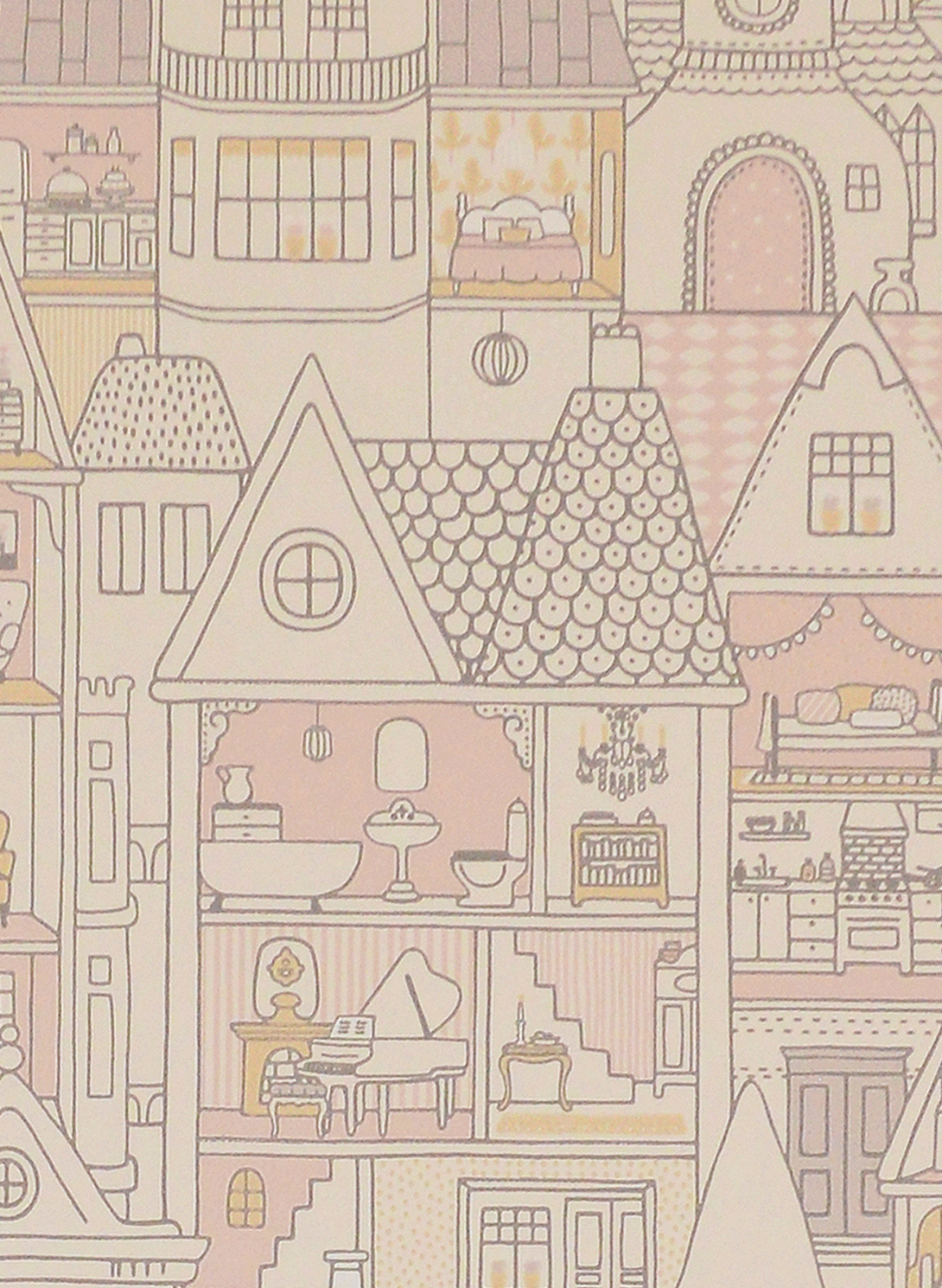Tapete Dollhouse - Soft Wool White