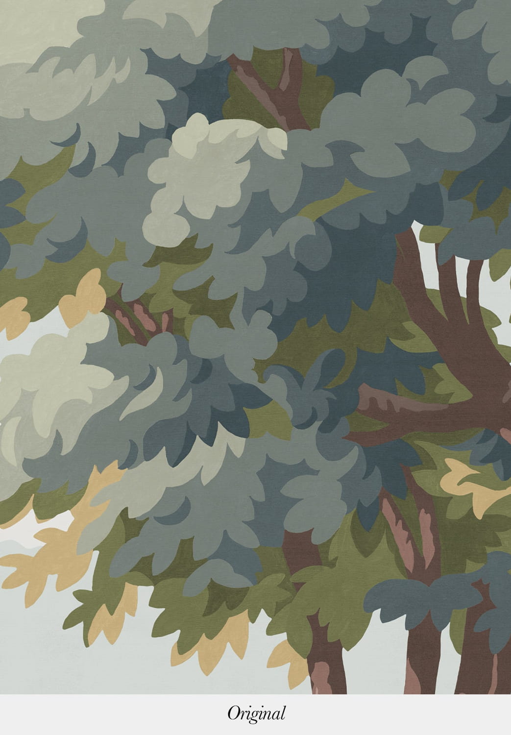 Wallpaper Vallée des Peintres - Original Panel A