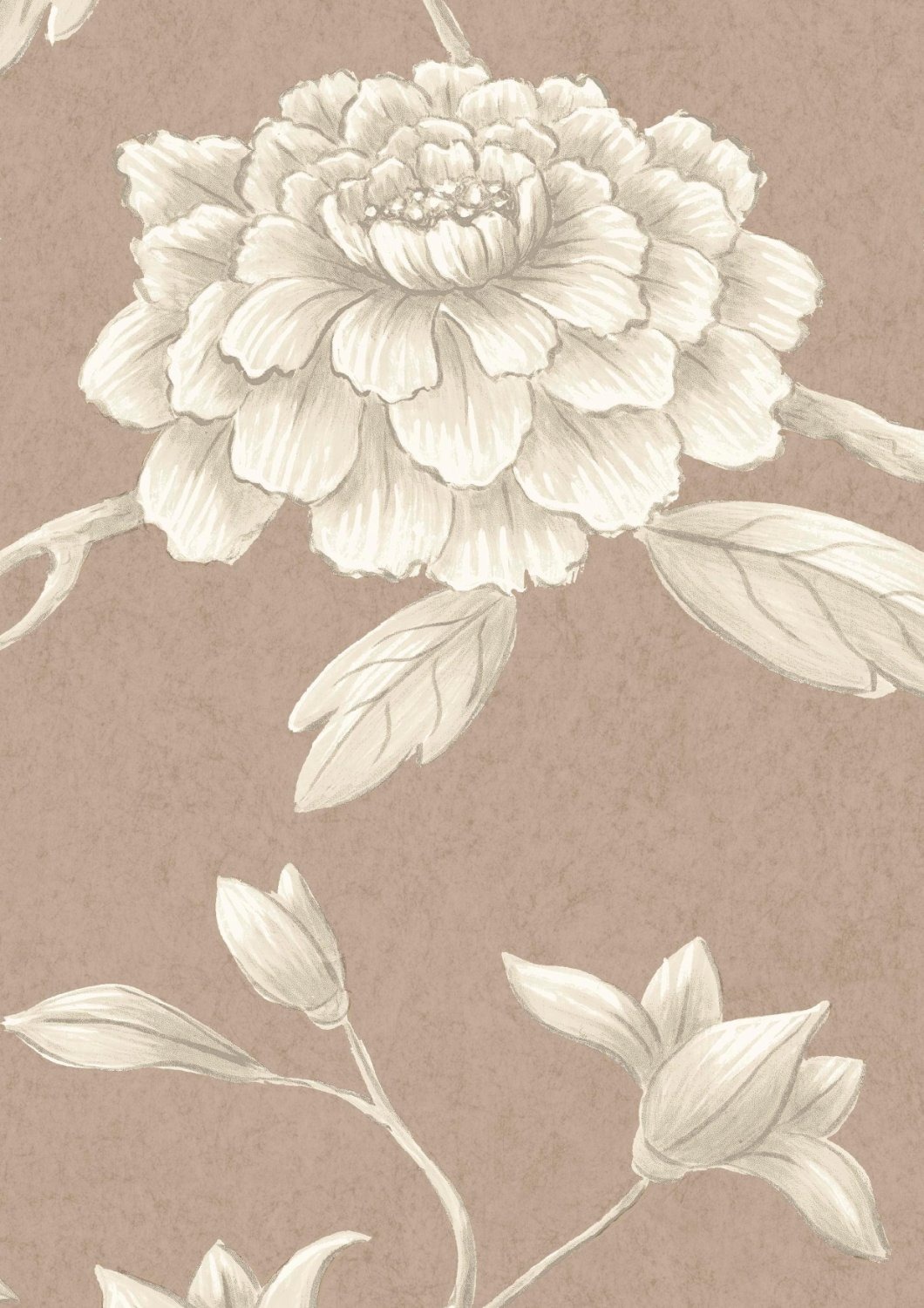 Wallpaper Jasper Peony - Cocoa Rose
