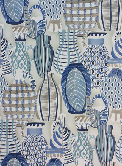 Tapete Collioure - Blue/ Beige