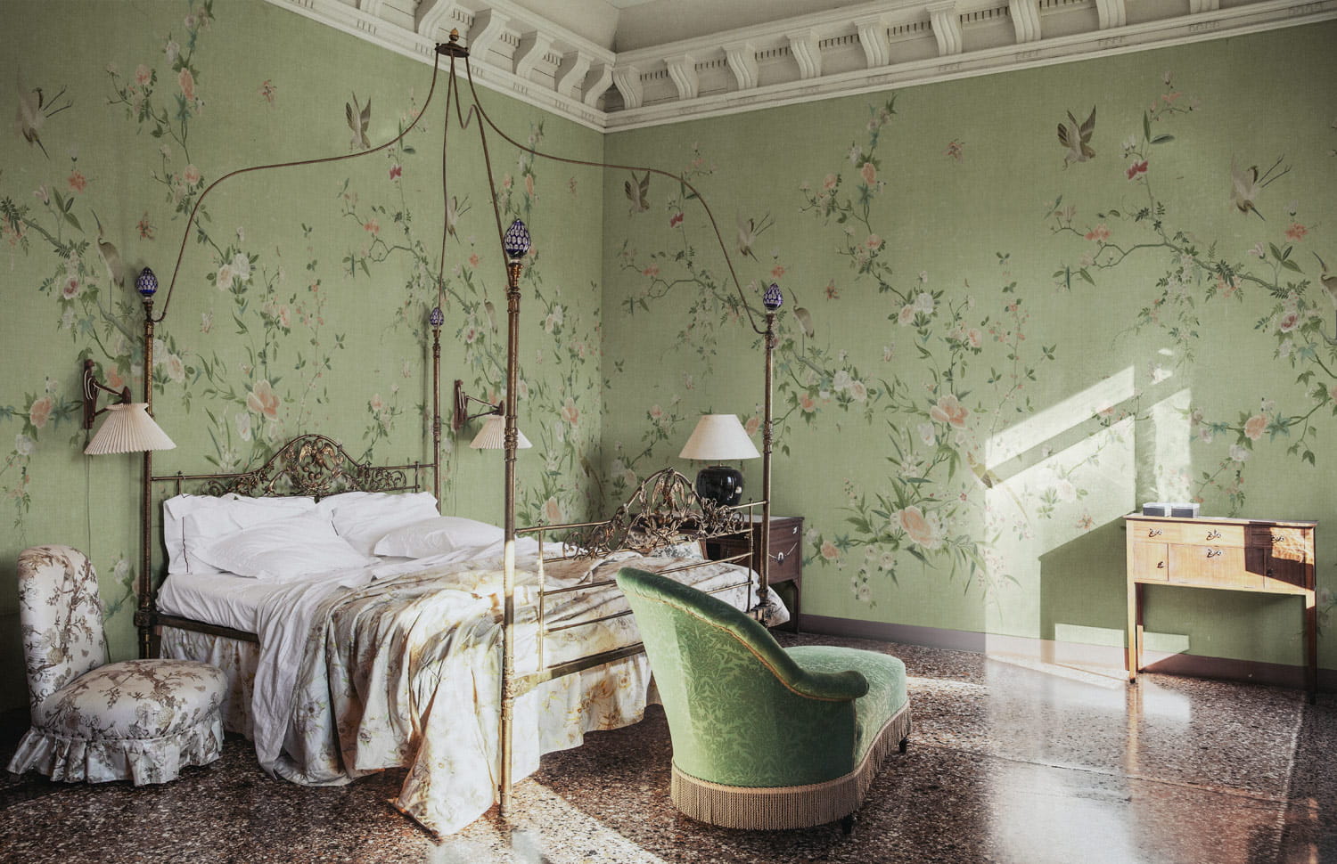Wandbild Bloom - green