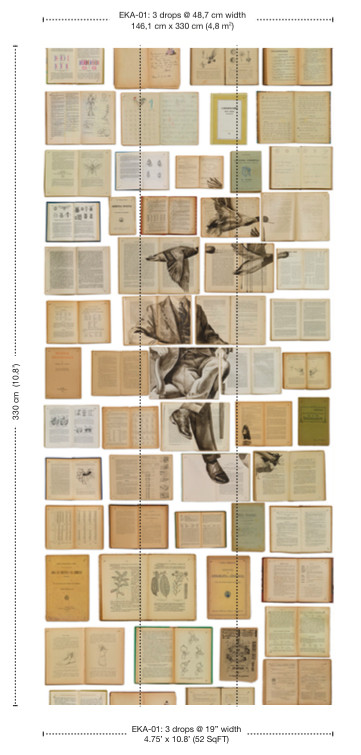 Tapete EKA-01 Bibliotheca - EKA-01