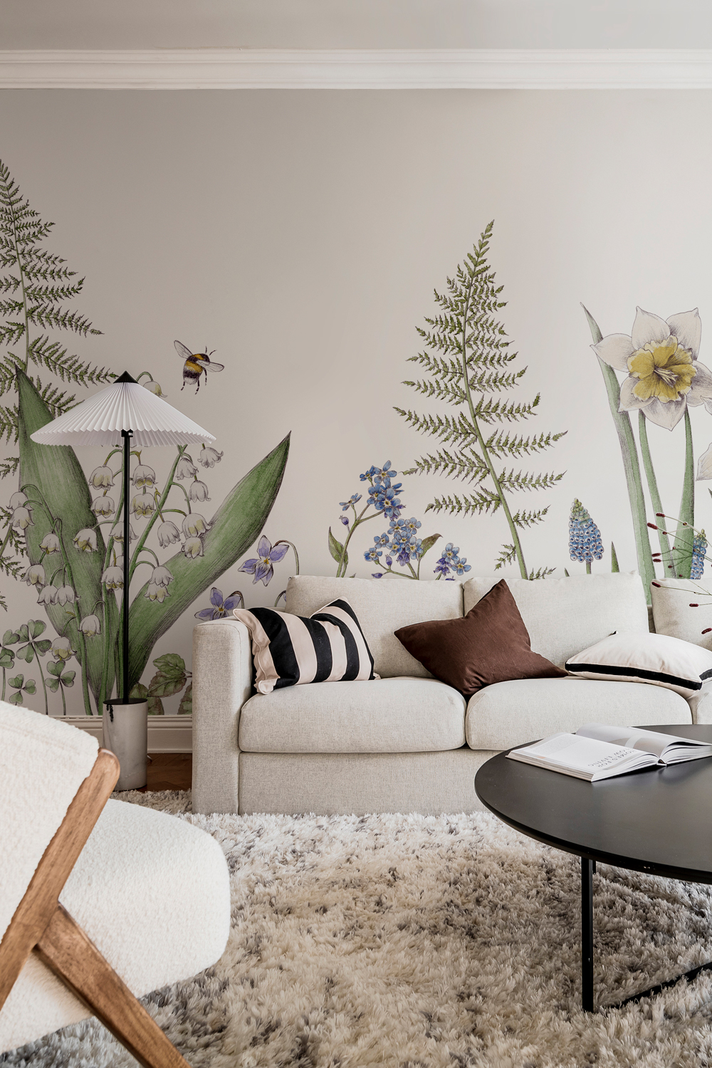 Wandbild Bumblebee - White
