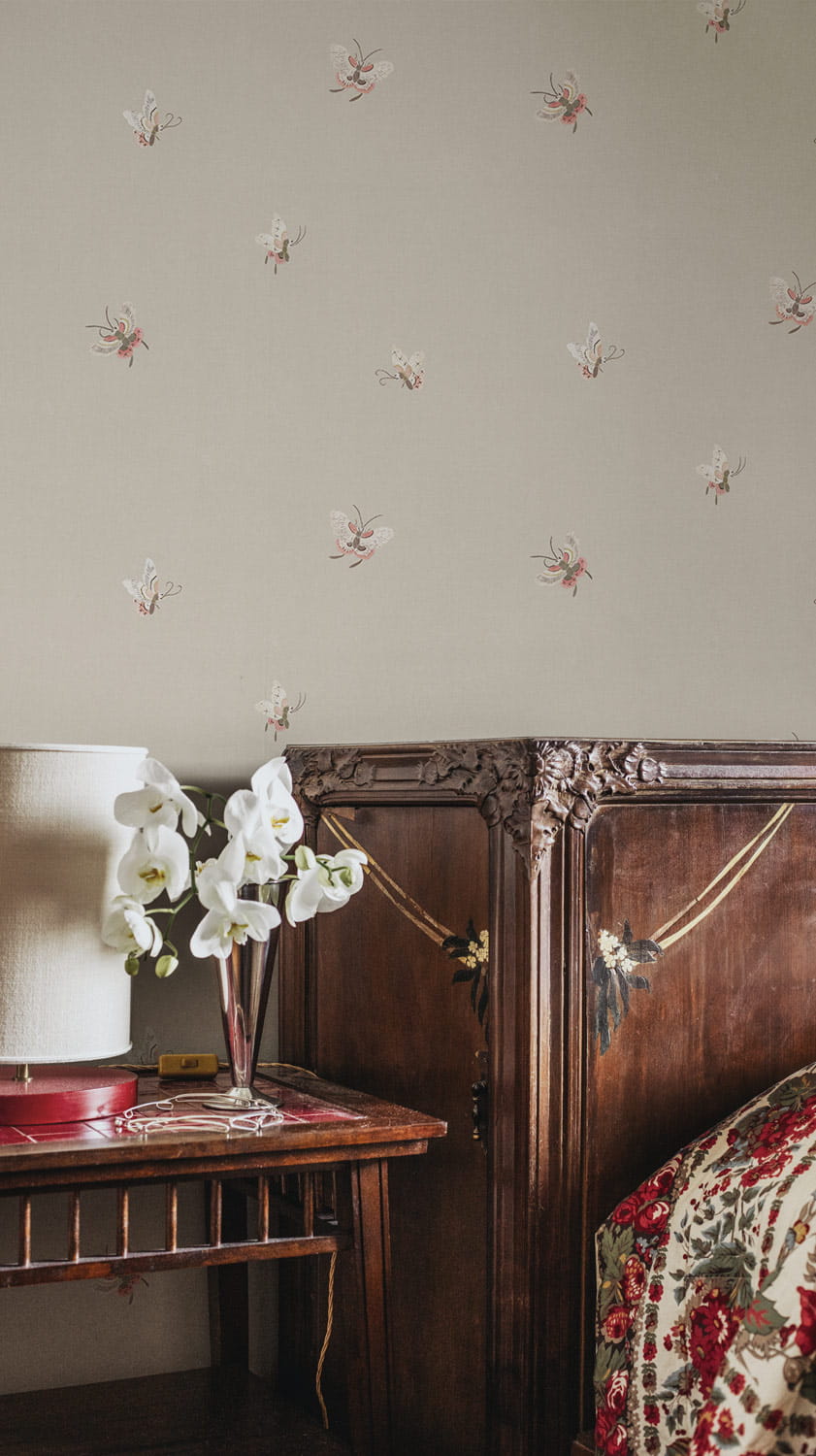 Tapete Butterflies - Sandstone