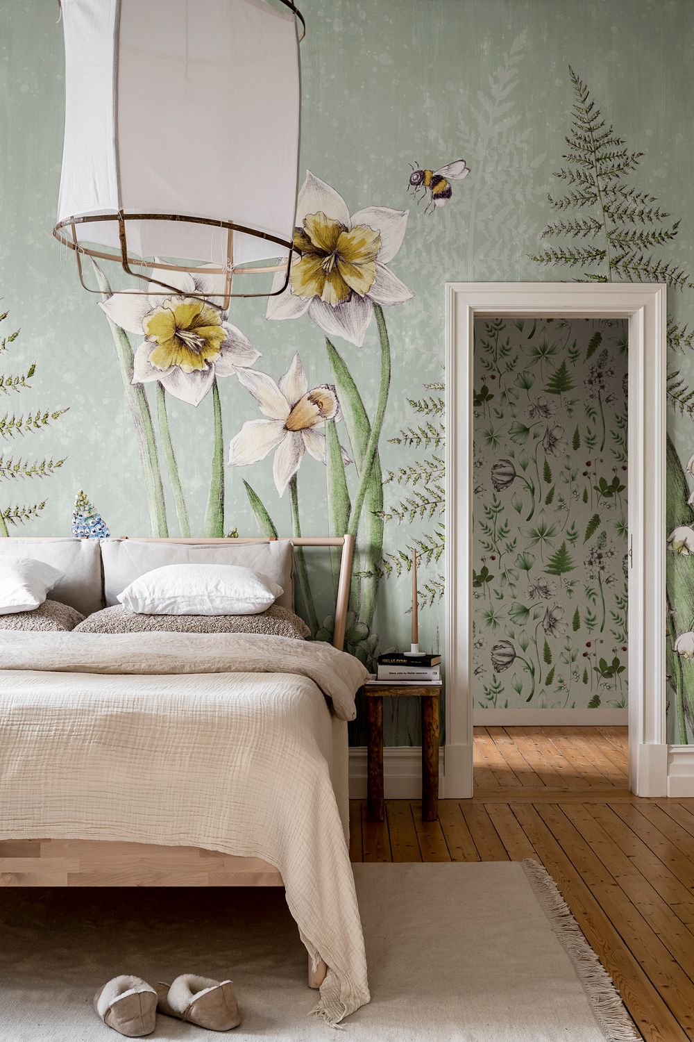 Wandbild Bumblebee - green