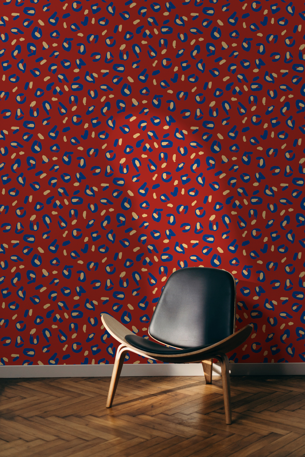Tapete Funky Leopard - Red