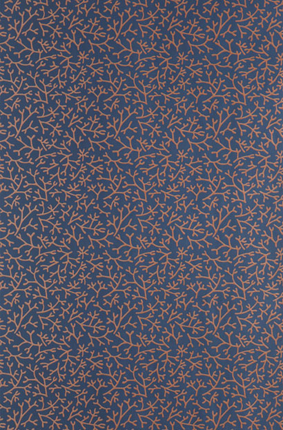 Tapete Samphire - Stiffkey Blue/ Copper