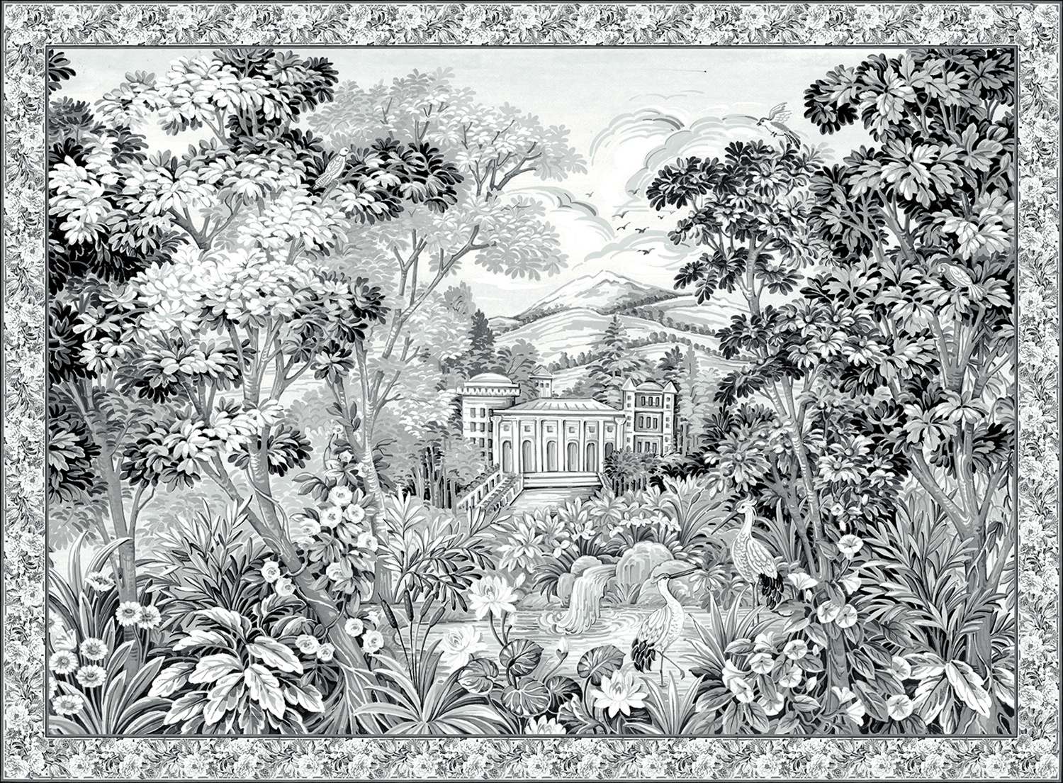 Wandbild Tapestry - Off