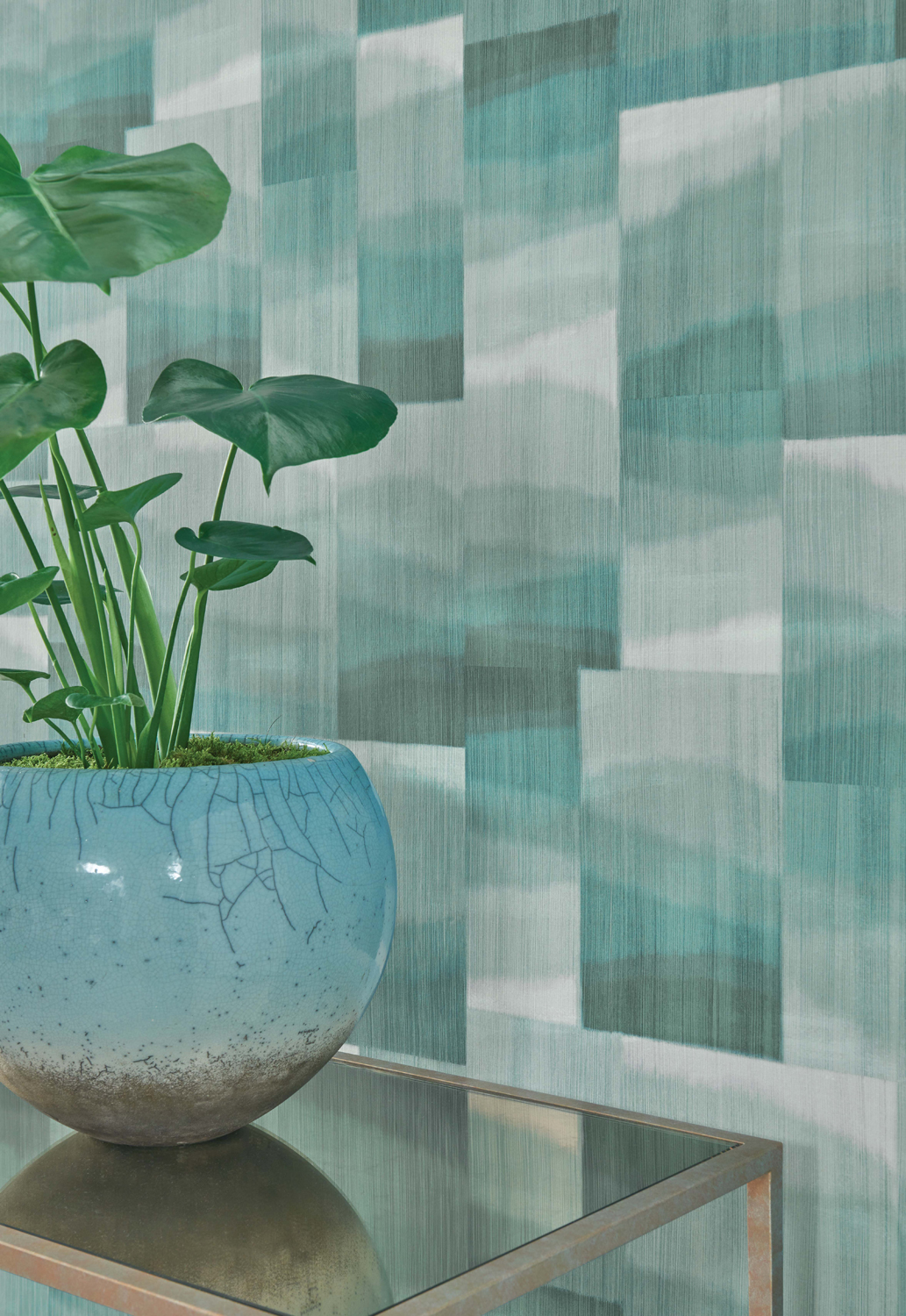 Tapete Kirigami - Teal