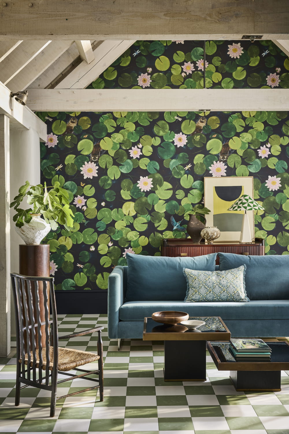 Wandbild Lily Pads - Hopper