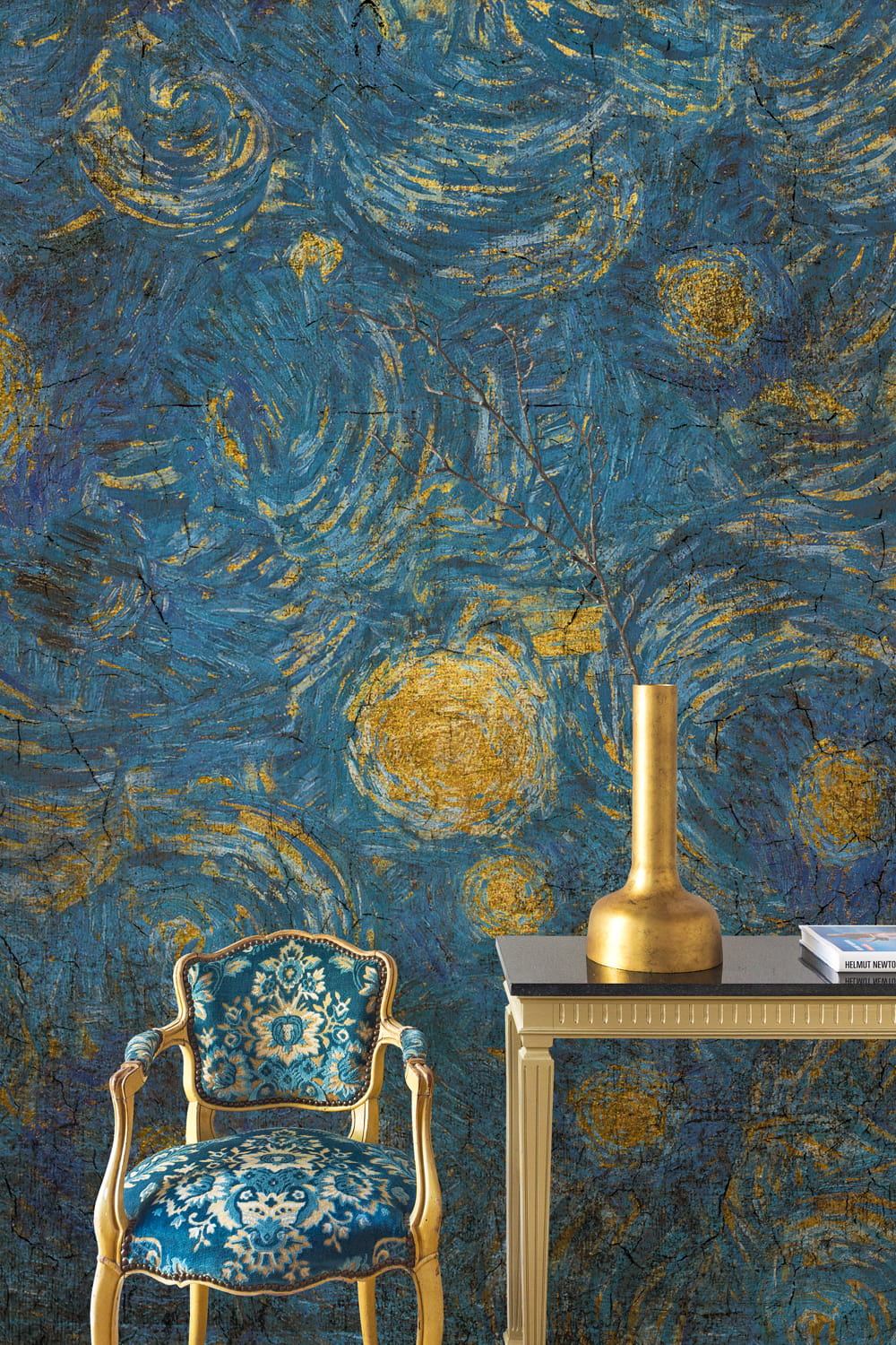 Wandbild Vincent - Blue